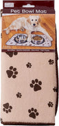 Kitchen Basics Microfiber Pet Bowl Feeding Mat, Anti-Skid and Absorbent by Unknown