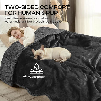 Waterproof Pet Blanket, Liquid Pee Proof Dog Blanket - Image 5
