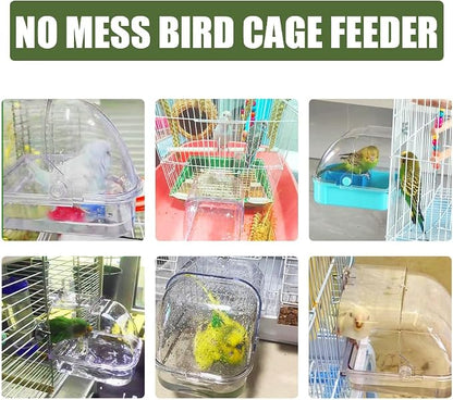 Bird Bath for Cage, Cleaning Pet Supplies Cockatiel Bird Bathtub - Image 6