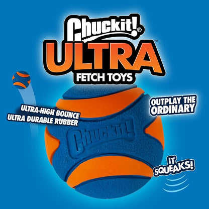 Chuckit! Ultra & Squeaker Ball Dog Toy - Image 6