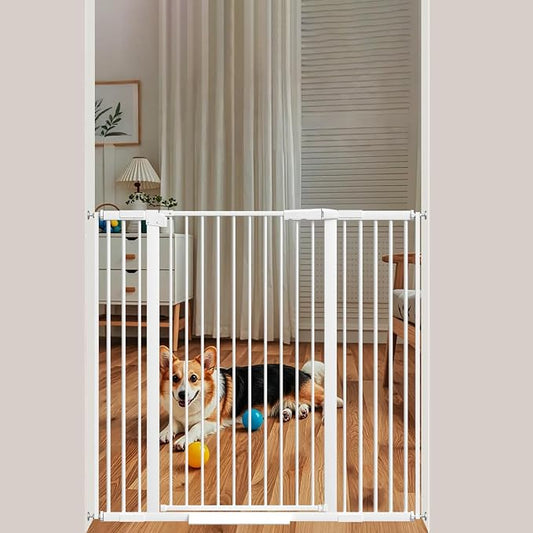 40.55" Tall, 34.05-45.86 Inch Wide, 1.37" Ultra Narrow Spacing Dog Pet Baby by AiWMGL
