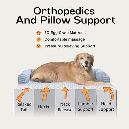 Dog Bed Medium Size Dog-Orthopedic Waterproof Bed - Image 2