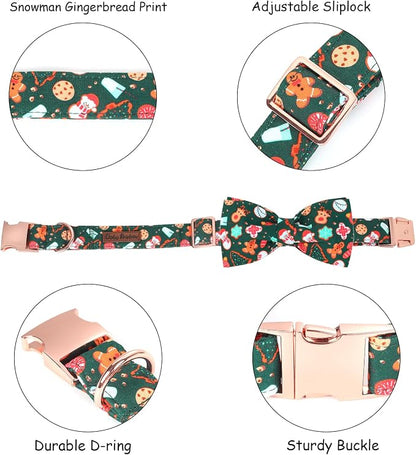 Christmas Dog Collar, Cute Winter Holiday Collars - Image 2
