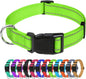 TagME Reflective Nylon Dog Collars, Adjustable Classic Collar by TagME