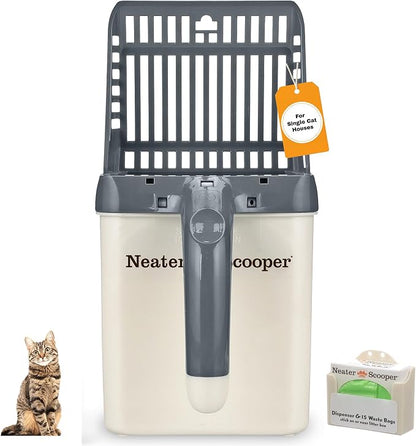 Neater Pet Brands Neater Scooper Standard Cat Litter Scoop, 15 Refill Bags – by NeaterPetBrands
