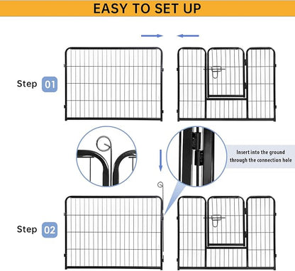 BestPet | Dog Playpen | 24 Inch, 32 Panels | Heavy Duty Metal Pet Exercise Pen - Image 6