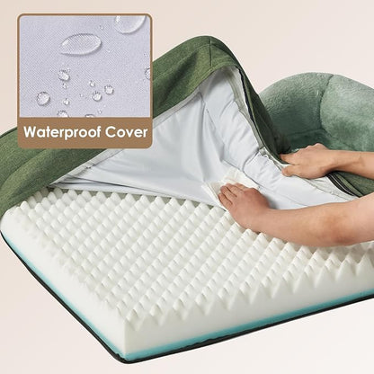 EHEYCIGA Orthopedic Dog Bed for Large Sized Dog, Waterproof Liner & Washable - Image 4