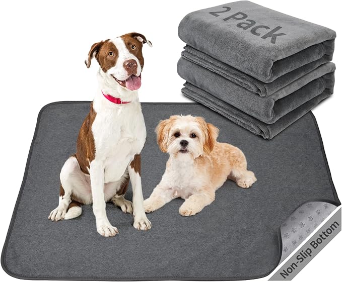 Dog Pee Pad Washable-Extra Large Instant Absorb Training Pads Non-Slip Pet by PICKFORLIFE