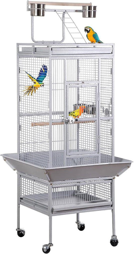 Nova Microdermabrasion 61 Inches Large Bird Cage Play Top Parrot Cockatiel by NovaMicrodermabrasion