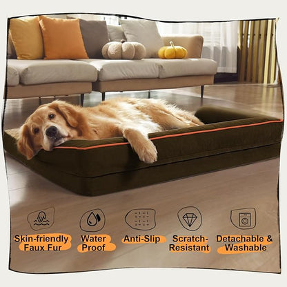 Small Dog Bed Orthopedic Washable Cat Bed Memory Foam Small Couch Sofa Indoor - Image 6