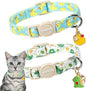 2 Pack Summer Duck Dinosaur Cat Collars Breakaway by DOGWONG