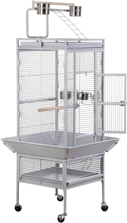 SUPER DEAL PRO 61-inch 2in1 Large Bird Cage - Image 8