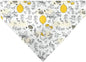 Disney Pet Bandana Winnie The Pooh Balloon Pose and Foliage Collage Slip On by Buckle-Down