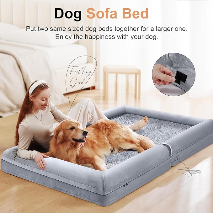 Large Dog Bed Orthopedic Washable: Extra Large Sized Beds - Image 3