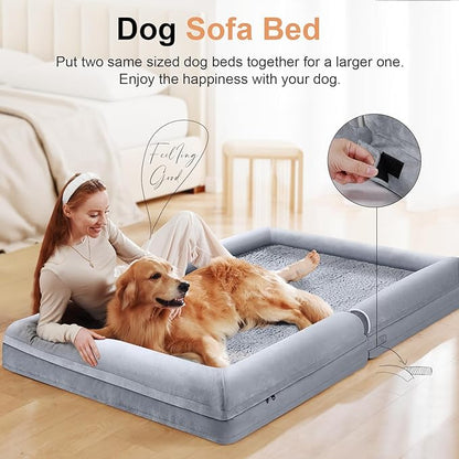 Large Dog Bed Orthopedic Washable: Extra Large Sized Beds - Image 3
