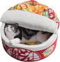寵幸 Ramen Noodle Dog & Cat Bed, Keep Warm and Super Soft Creative Pet Nest by %E5%AF%B5%E5%B9%B8