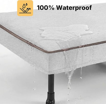 Veehoo Elevated Dog Bed with Waterproof Cushion, Cooling Raised Dog Beds with - Image 4