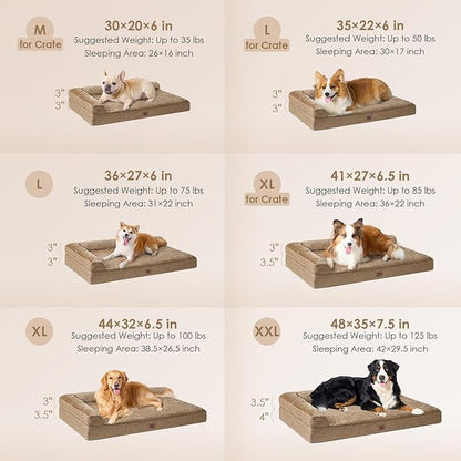 EHEYCIGA XXL Dog Bed Memory Foam, Orthopedic Giant Dog Bed Jumbo - Image 2