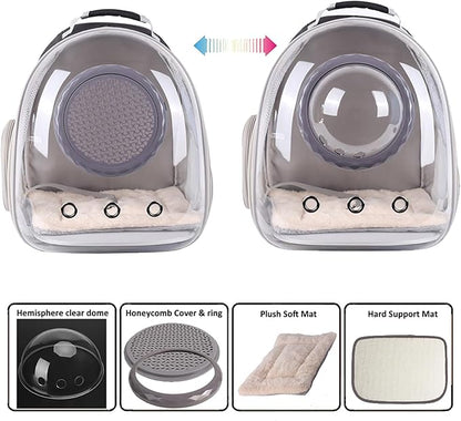 Clear Cat Bubble Backpack, Space Capsule Astronaut Transparent Bubble Dome Pet - Image 3