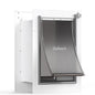Baboni Pet Door for Wall, Steel Frame and Telescoping Tunnel, Aluminum Lock by Baboni