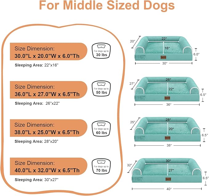 Large Dog Bed Orthopedic Washable: Beds Bolster XL Bed Medium Large Dogs Egg - Image 6