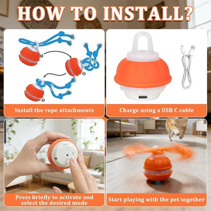 Interactive Dog Toys ，2026 upgraded motion-sensing pet toy ball, interactive - Image 3