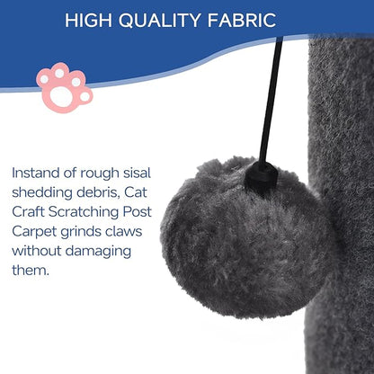 Cat Craft Cat Scratching Post Carpet Scratching Post 41" - Image 5