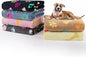 Dono 1 Pack 6 Blankets for Dogs, Soft Fluffy Paw Print Pattern Fleece Pet by Dono