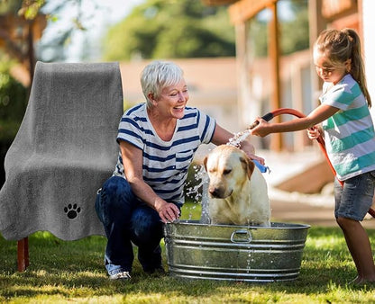 Microfiber Dog Towels for Drying Dogs, Super Absorbent and Soft Pet Grooming - Image 6