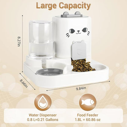 2-in-1 Gravity Pet Feeder & Water Dispenser - Image 3