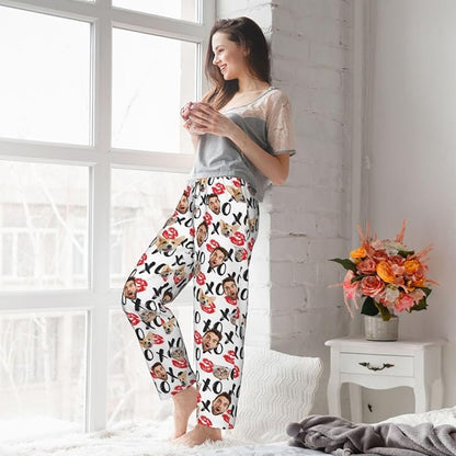 Custom Pajamas Pants Plaid Personalized Funny PJ Pant Design - Image 6