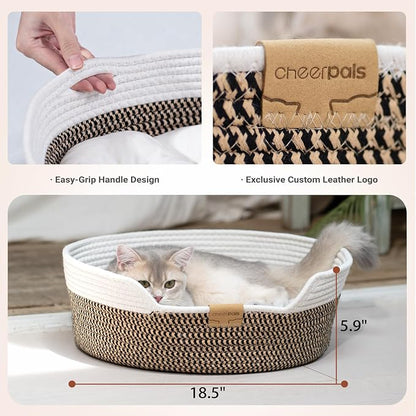 CHEERHOME PETS Cat Bed Basket - Image 5