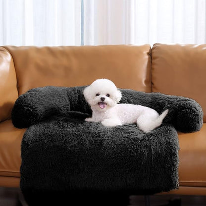 HachiKitty Dog Sofa Bed Cover, Plush Couch Protector, Washable Pet Mat - Image 6