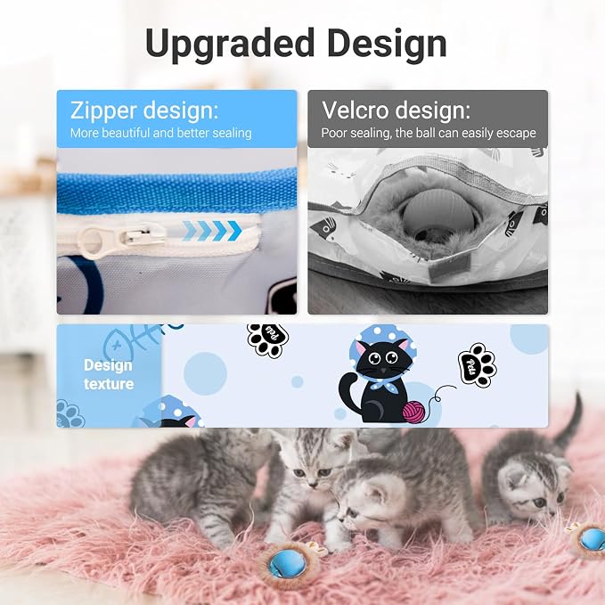 Interactive Cat Toys for Indoor Cats 2025 New Speedy Ball - Image 2