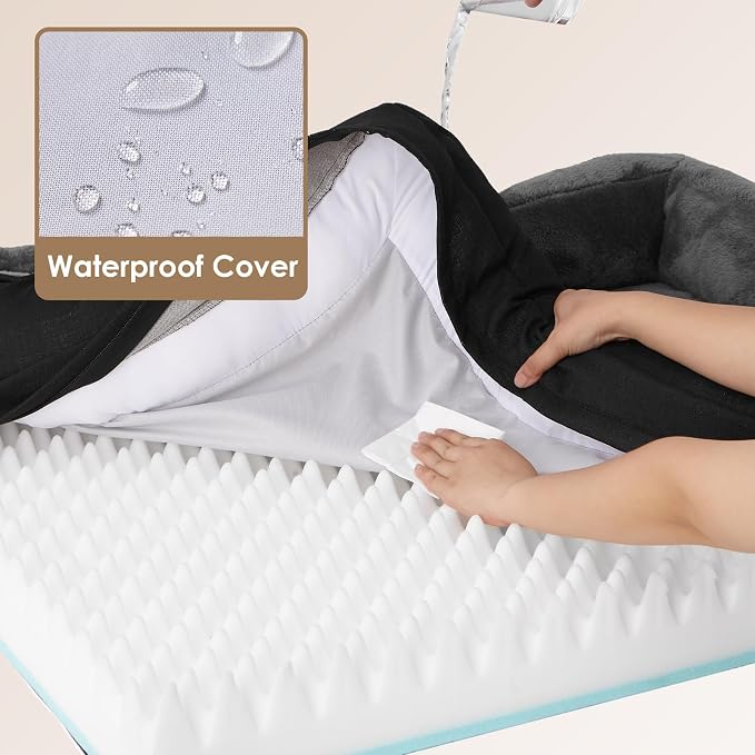 EHEYCIGA Orthopedic Dog Bed for Medium Dog, Waterproof Liner & Washable - Image 4
