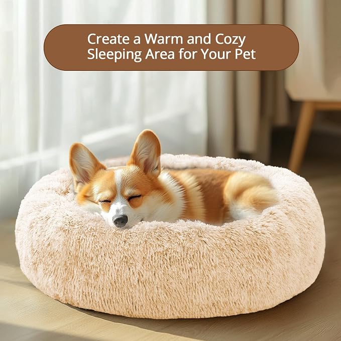 JOLLYVOGUE Calming Small Dog & Cat Bed - Image 4