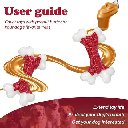 6-Pack Tough Dog Toys, Toys for Aggressive Chewers Large Breed, Chew Dogs - Image 2