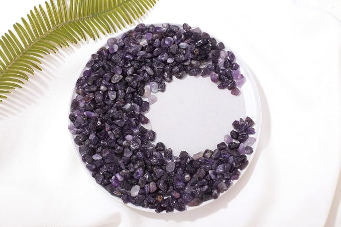 Amethyst Healing Crystal Chips Bulk Gemstones Sets Tumbled Chips Crushed Stones - Image 7
