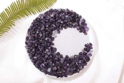 Amethyst Healing Crystal Chips Bulk Gemstones Sets Tumbled Chips Crushed Stones - Image 7