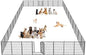 Dog Playpen Pet Fence Outdoor for Yard, 32inch 38 Panels Dog Pens Outside by Jhsomdr