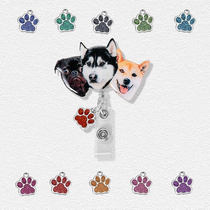 callie Personalized Pet Portrait Badge Reel - Image 3