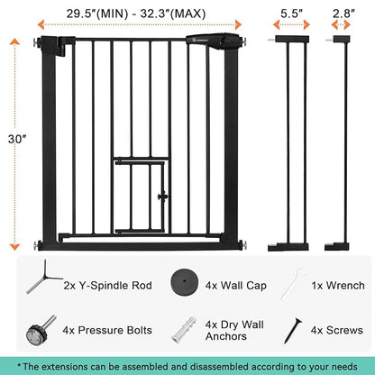 COMOMY Auto Close Baby Gate - Image 2