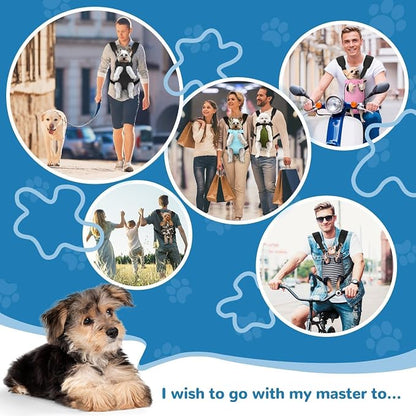YUDODO Pet Dog Carrier Backpack Adjustable Dog Front Carrier, Legs Out Easy-Fit - Image 5