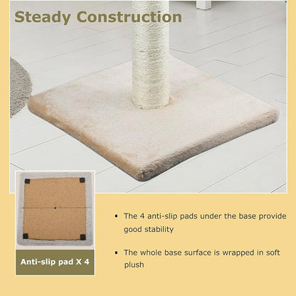 Dimaka 29" Height Tall Cat Scratching Post, Claw Scratcher - Image 4