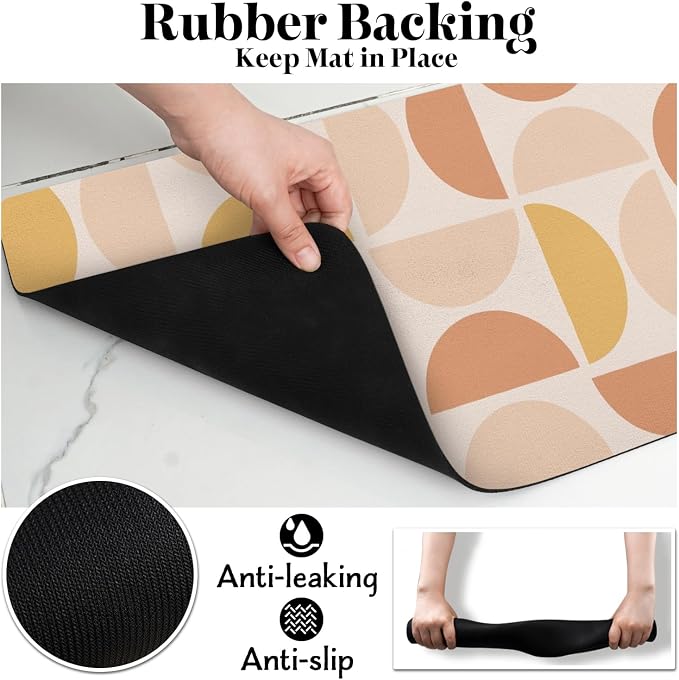 Dog Food Mats for Floors, Absorbent Dog Bowl Mat for Food and Water Dispenser - Image 6