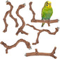 6-Piece Premium Bird Perch Stand by Matutinus