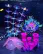 4 Pieces Aquarium Fish Tank Decorations by ZtohPyo