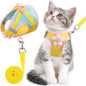Cat Harness and Leash Set for Walking Escape Proof, Adjustable Kitten Harness by NCMAMA