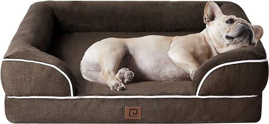 EHEYCIGA Orthopedic Dog Bed for Medium Dogs, Waterproof Memory Foam Medium Dog by EHEYCIGA