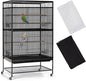 ASOCEA 2Pack Large Bird Cage Seed Cather, Bird Cage Cover Adjustable Soft Airy by ASOCEA